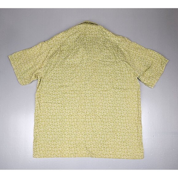 Columbia Hawaiian Button Up Shirt Mens XL. Palm‎ Tree & Surfboard Print. - Picture 7 of 7